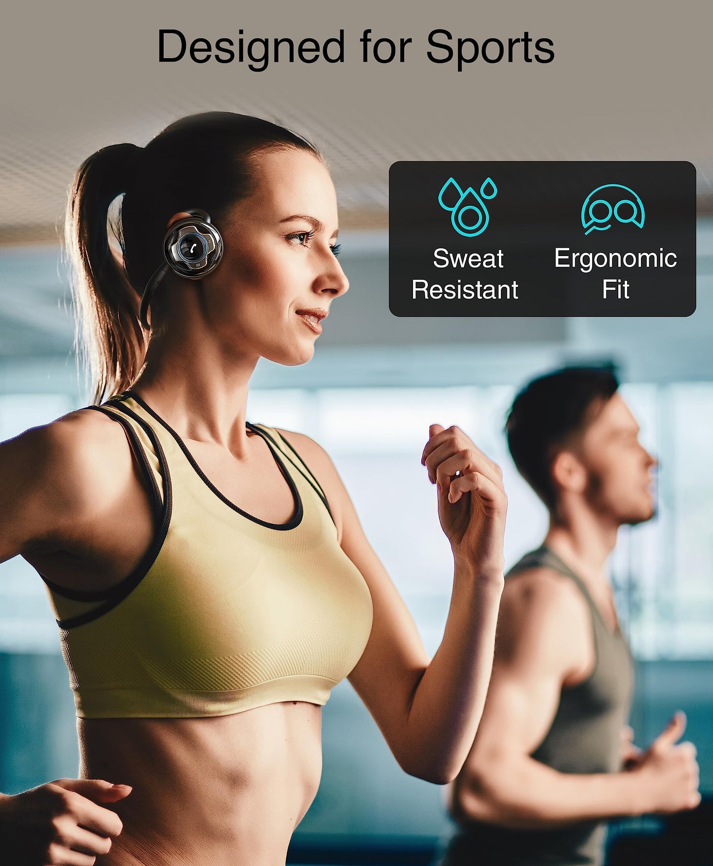 Kinivo BTH220 Bluetooth Headphones (Black, On-Ear, Wireless Music, Hands-Free Calling, Built-in Mic, Foldable, Memory Form Earpads, Travel Bag)