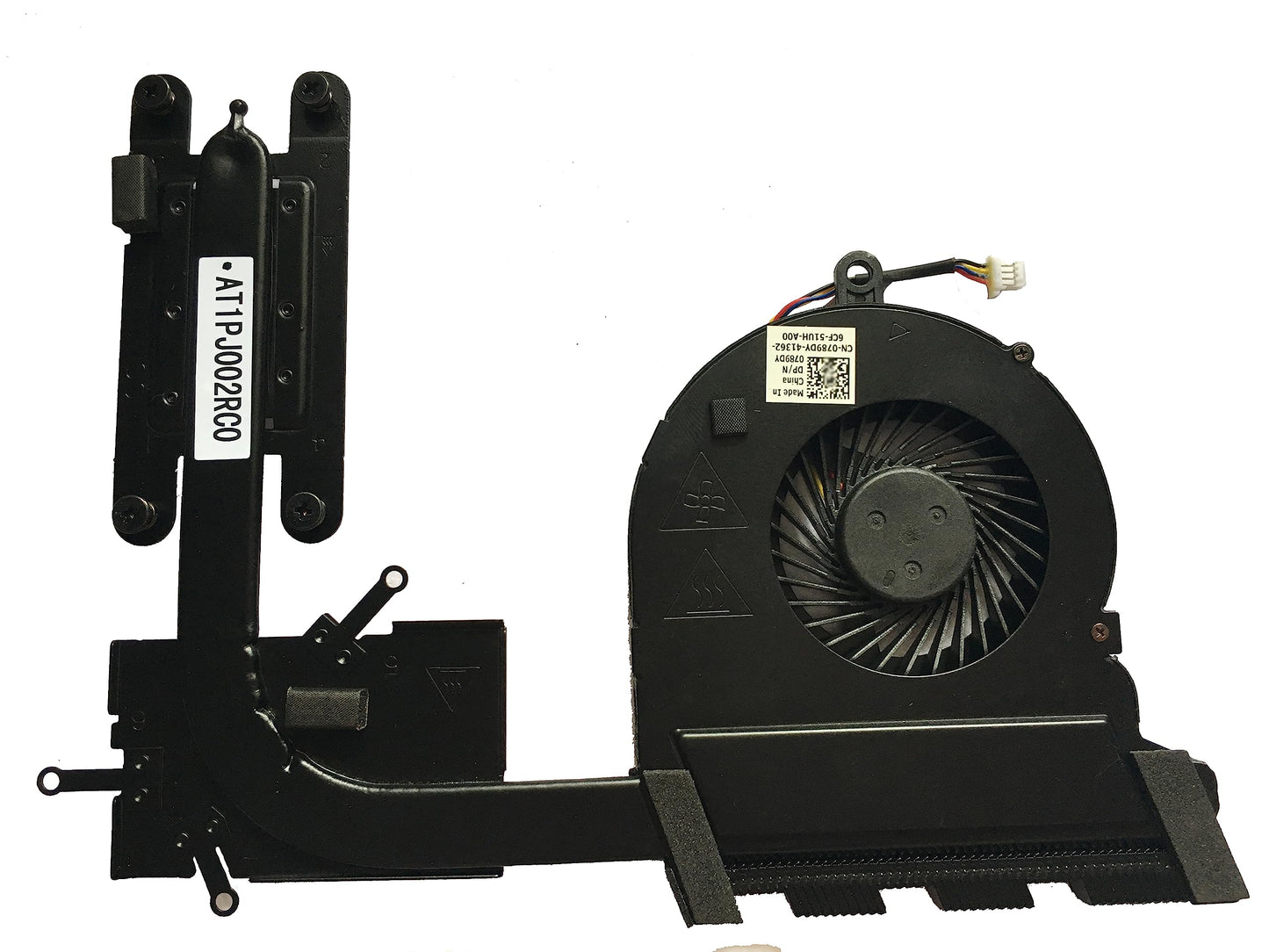 Replacement Fan for Dell Inspiron 5565 5567 5767 Series CPU Fan with Heatsink DP/N CN-0789DY 0789DY 789DY AT1PJ002FF0