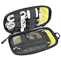 Twod Electronic Organizer Travel Universal Accessories Storage Bag Portable for Hard Drives, Cables, Memory Sticks, Charger, Phone, USB,SD Cards