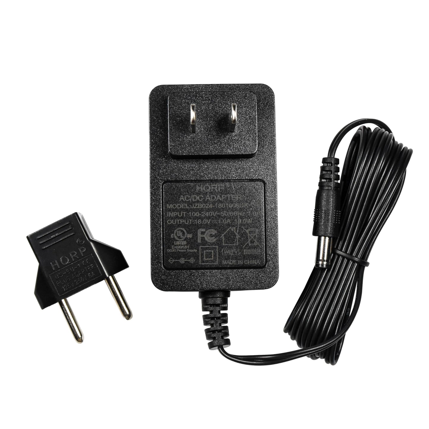 HQRP AC Adapter Works with Logitech Squeezebox Wi-Fi Internet Radio 993-000385 534-000245 PSAA18R-180 X-R0001 930-000097 930-000101 930-000129…
