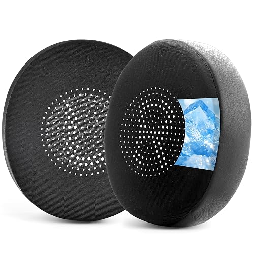 Replacement Earpads for Jabra Evolve2 65 - Softer Protein Leather Ear Pads Cushions for Jabra Evolve2 65/ Evolve2 40/ Elite 45h On-Ear Wireless