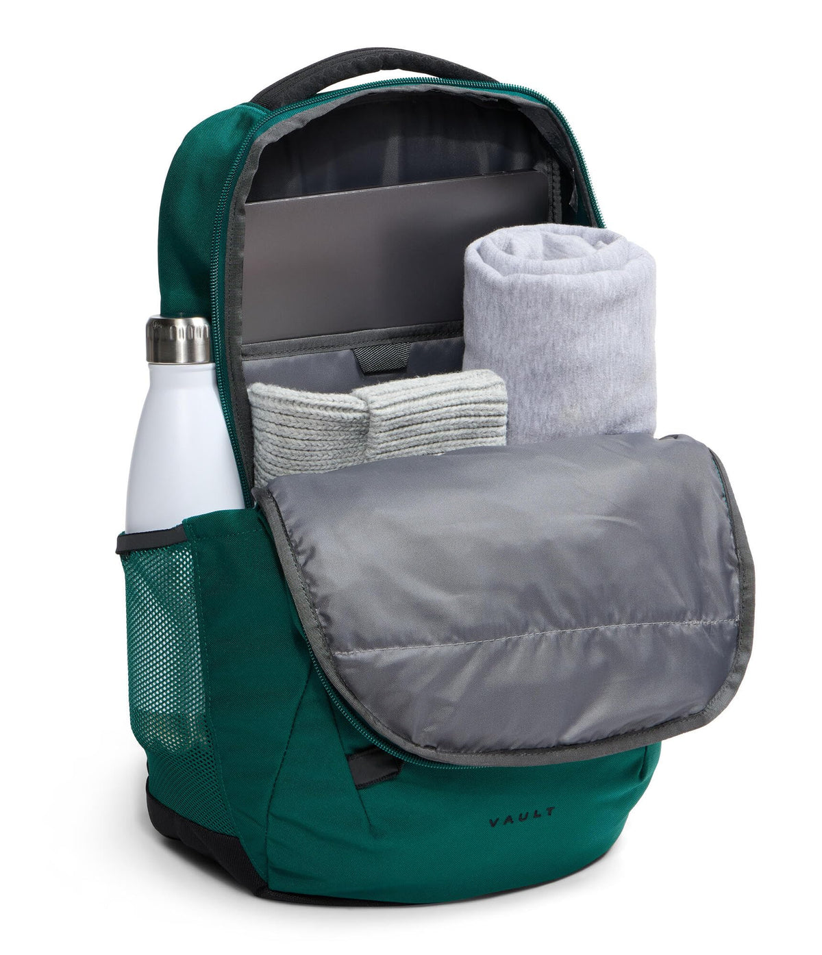 The North Face Vault Everyday Laptop Backpack, Pacific Teal/Blk, OSFA