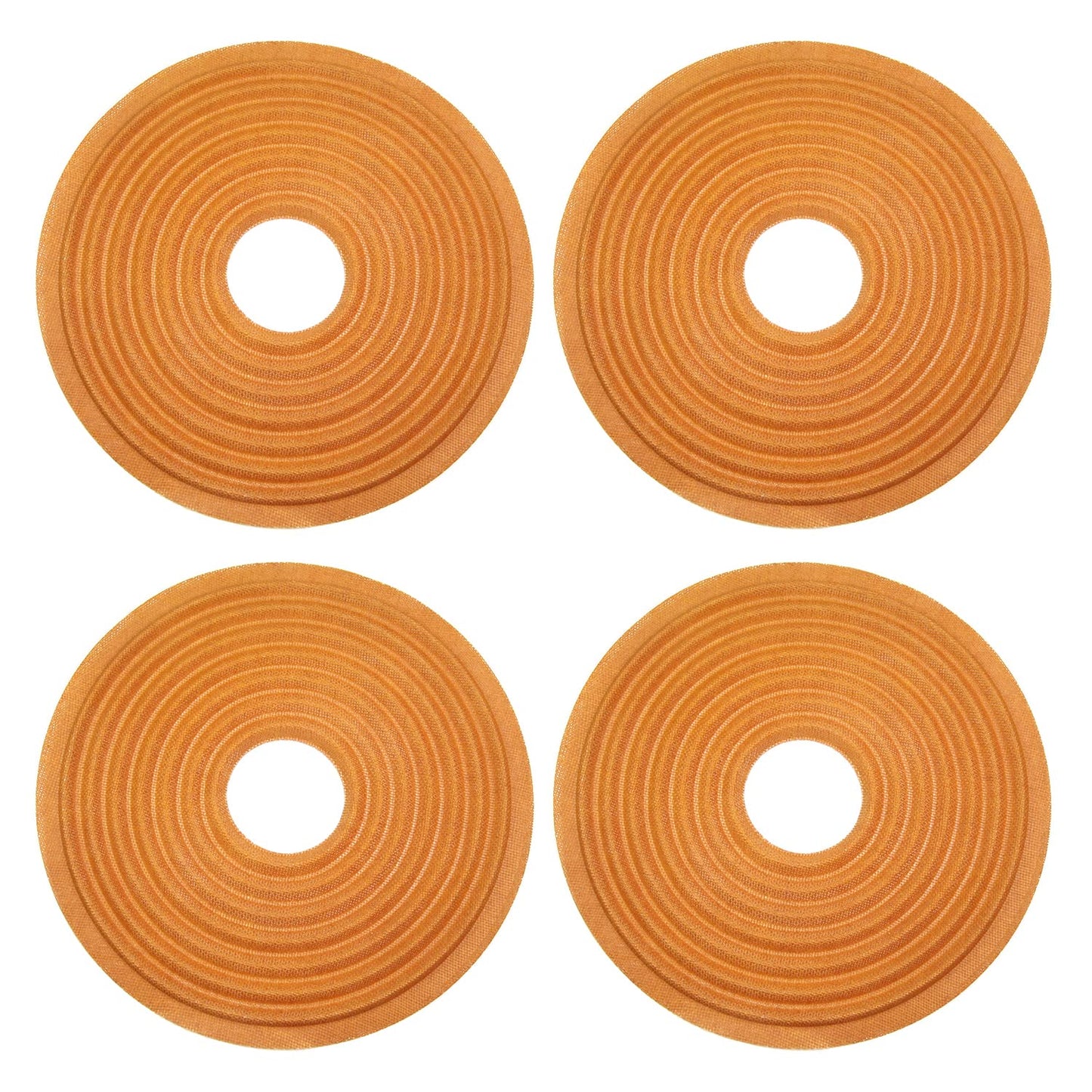 Fielect 4Pcs 6.5" x 1.52" Speaker Repair Spider Subwoofer Bass Loudspeaker Replacement Speaker Accessories Spider