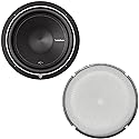 Rockford Fosgate 1 P1S2-12 Punch P1 12" 2-Ohm Subwoofers and 1 P1G-12 Stamped Grille Insert