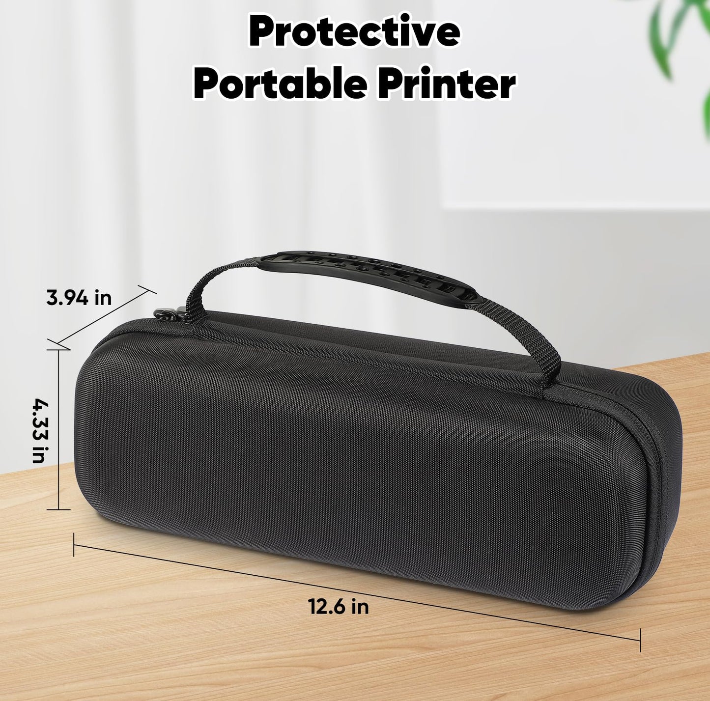 Aixiqee Case Portable Printer case Compatible with GUTHERREN, A80/A81Printer Bag Mobile Travel Printer Storage Holder Paper & USB Cable(Box Only)