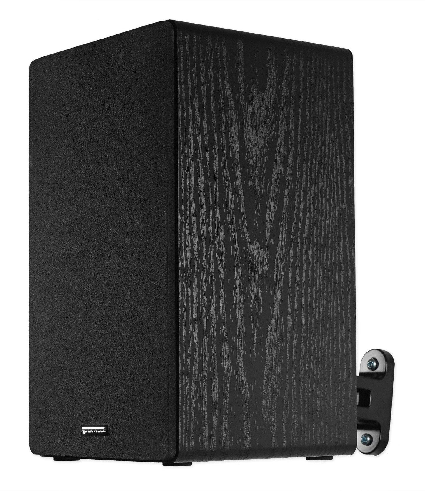 Rockville Pair RHSB4 Wall Mount Swivel Satellite/Bookshelf Speaker Brackets, 33 lbs Capacity, 90-Degree Swivel, 60-Degree Tilt, for Home Theater