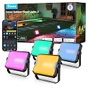 Govee Outdoor Flood Lights 2, RGBIC Warm Cold White LED Lights for Outdoor Decorations, 50 Scene Modes, Landscape Lighting, Upgrated IP66 with App