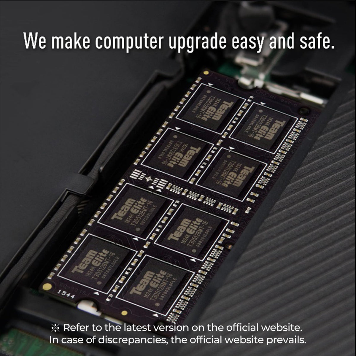 TEAMGROUP Elite DDR4 16GB Single 2666MHz PC4-21300 CL19 SODIMM 260-Pin Laptop Memory Module Ram - TED416G2666C19-S01