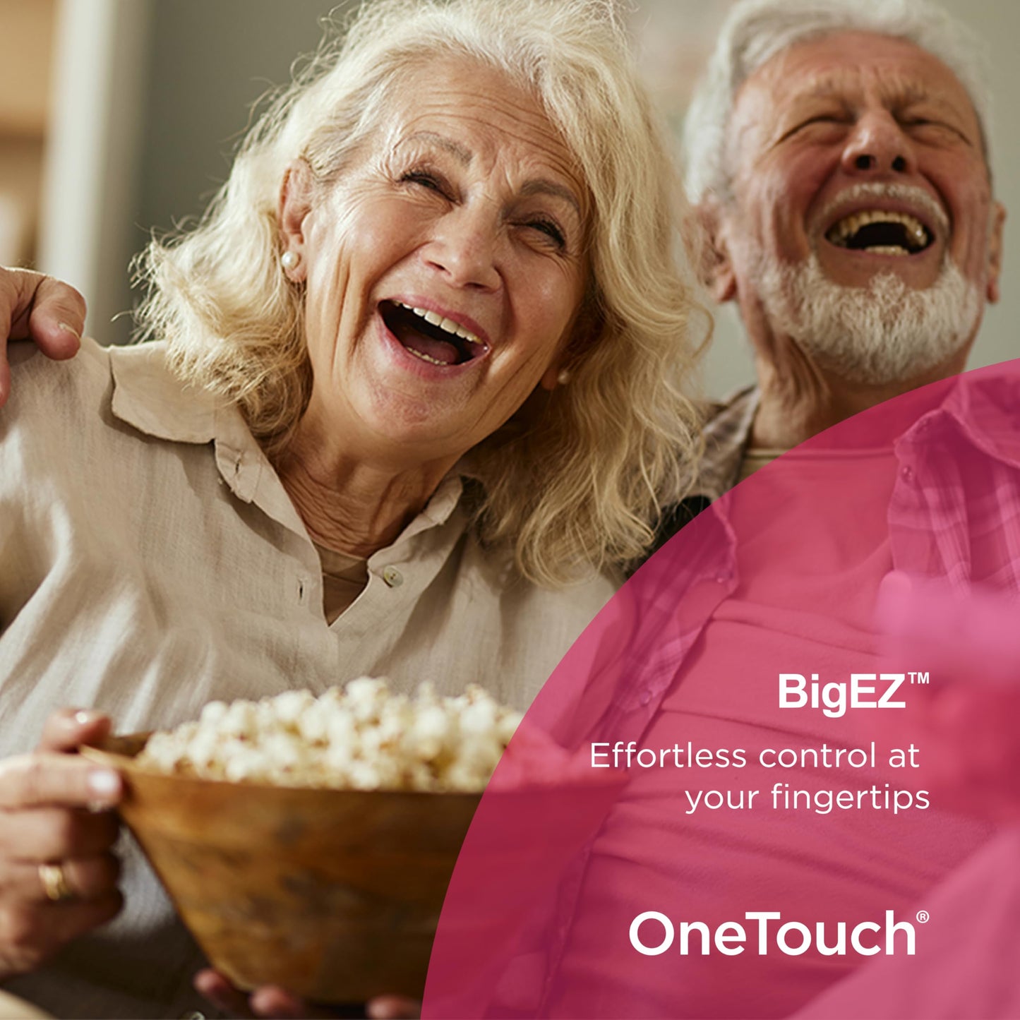 GE BigEZ OneTouch Big Button Universal TV Remote for Seniors, Easy to Use, Replacement Remote for Samsung, LG, Sony, Vizio, Roku TV, Streaming
