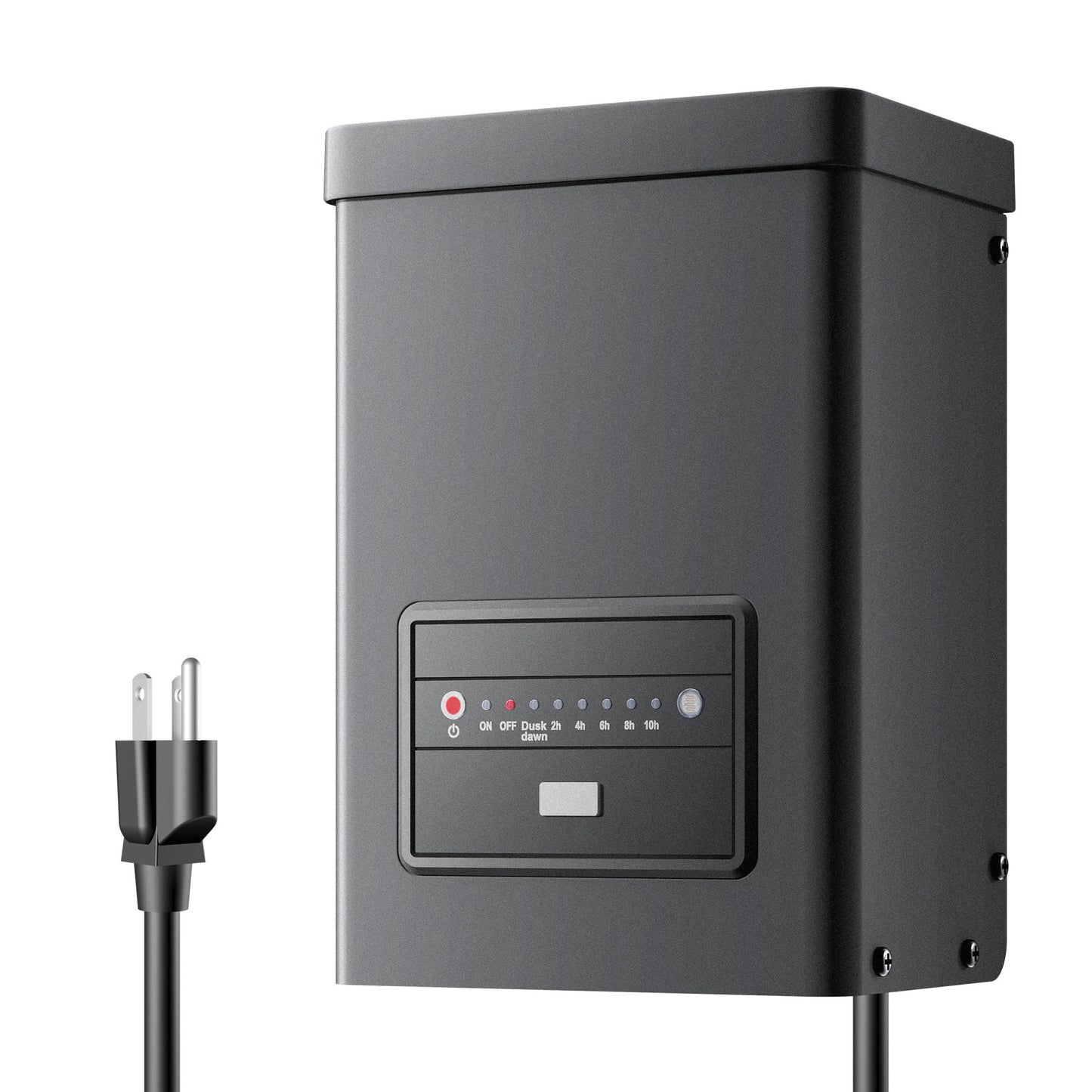 BN-LINK 300W Low Voltage Landscape Transformer with Countdown Timer and Photocell Sensor, 120V AC to 12V/14V AC Converter with Overload Protection