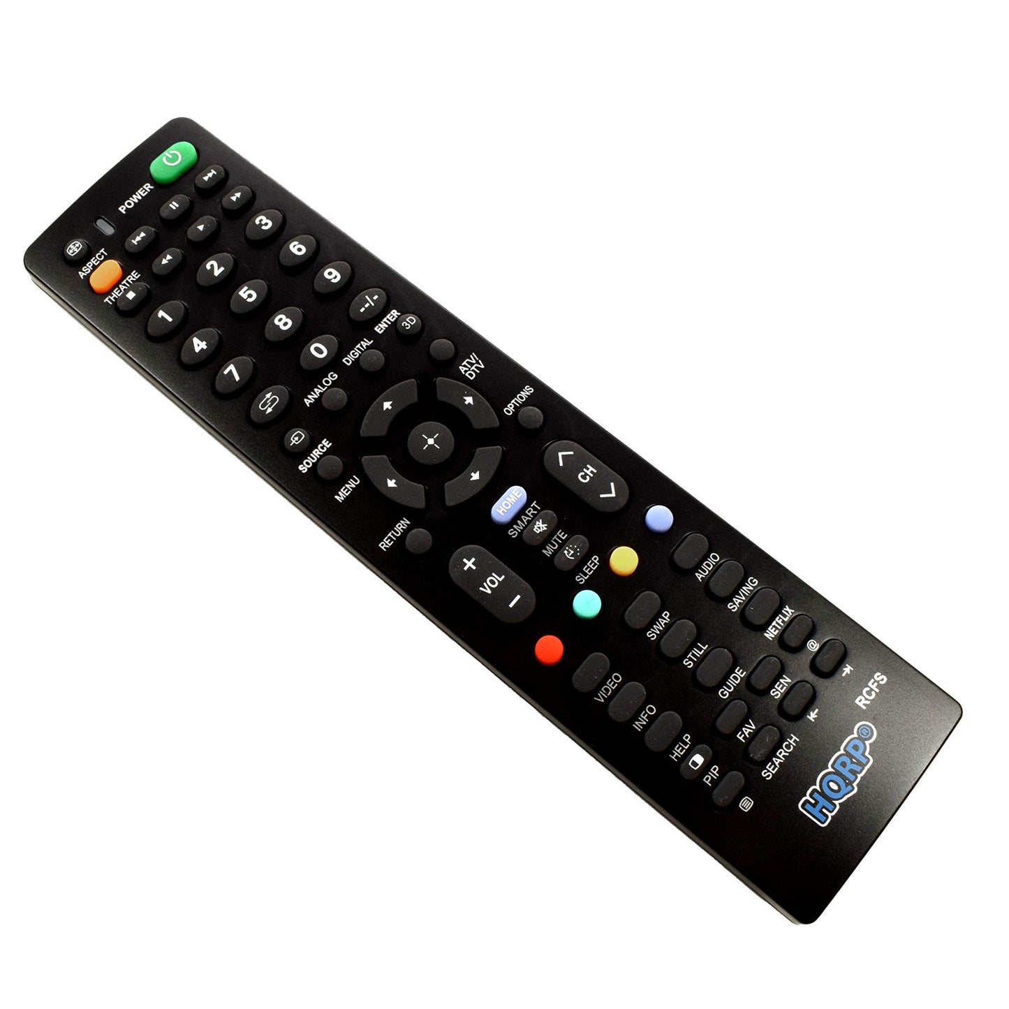 HQRP Remote Control Compatible with Sony KDL-70X830B KDL-70XBR3 KDL-70XBR7 KDL-V26XBR1 KDL-V32XBR1 KDL-V32XBR2 LCD LED HD TV Smart 1080p 3D Ultra 4K