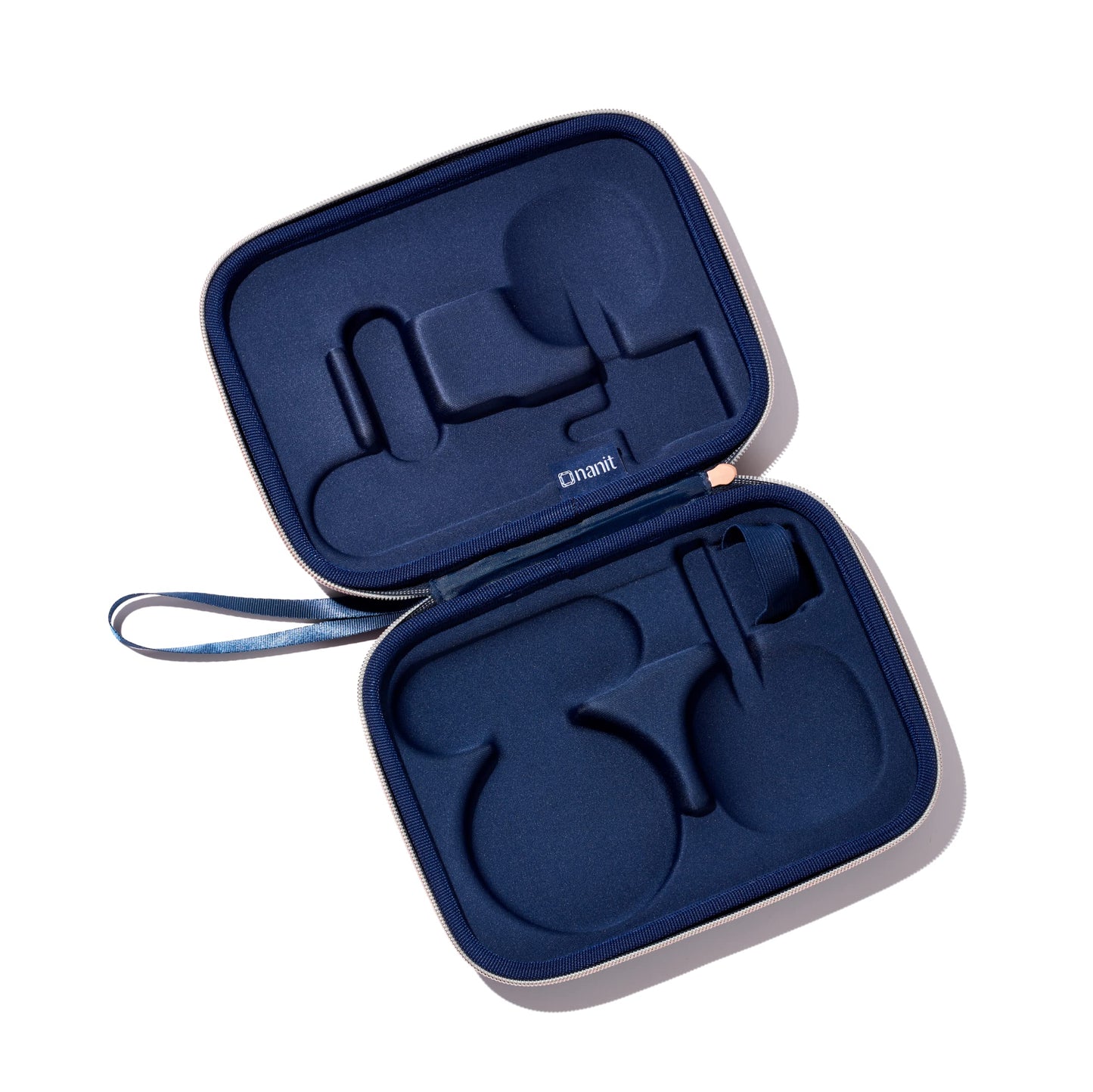 Nanit Travel Case - Protective Hard Shell Carrying Case for Nanit Pro Baby Monitor and Multi-Stand Travel Accessory, Blue
