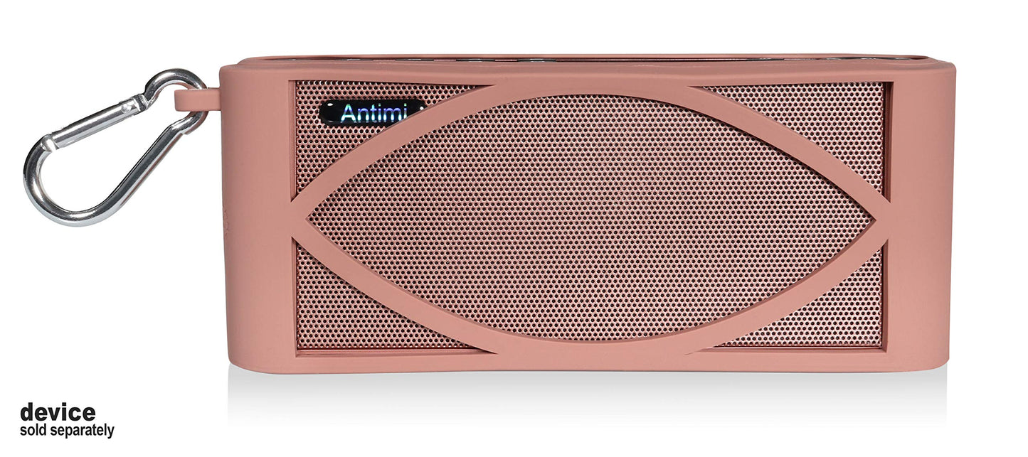 Alltravel Silicone Cover Skin for Antimi Bluetooth Speaker, FM Radio Player, Full 6 Directions Protection, Customized Skin with Color and Shape