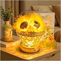 YWYWLED Pearl Sunflower Lamp - Cordless USB-Rechargeable LED Night Light with 3-Color Touch Control, 3D-Printed Flower Table Lamp, Bedroom Reading