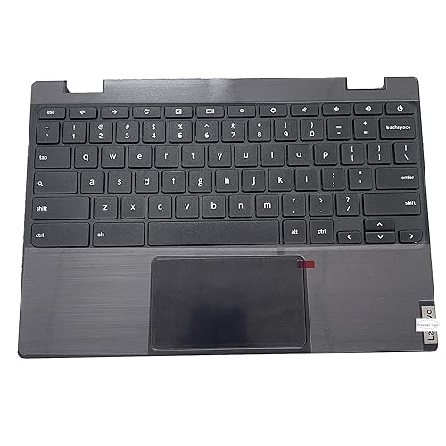 F-HONG ELECTRONIC CO LIMITED New Genuine Replacement for Lenovo Chromebook 100E 2nd Gen MTK Laptop Upper Case Palmrest Keyboard Touchpad Assembly Part