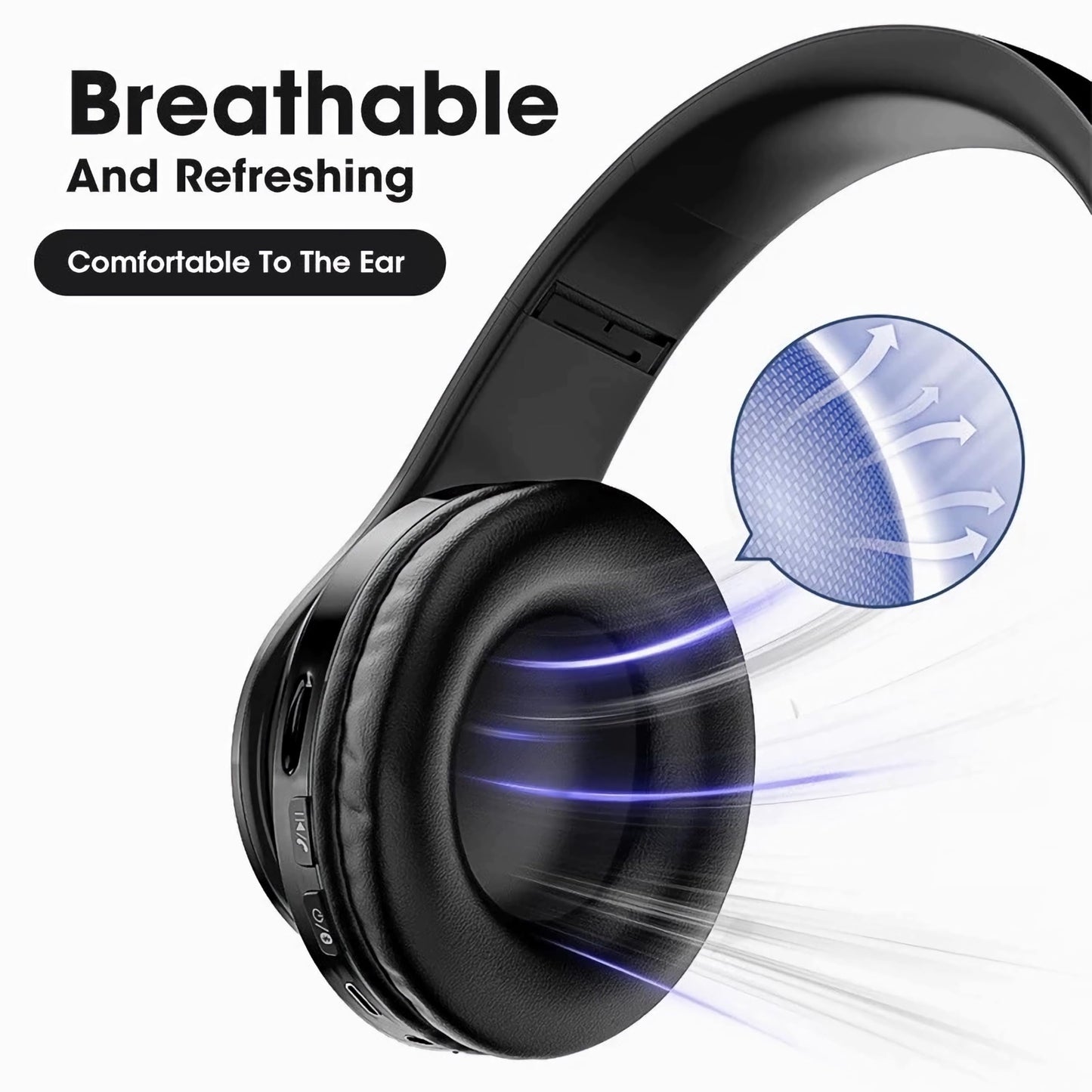 Fragolucyou Wireless Bluetooth Headphones-Colorful Lights,Foldable,Bluetooth 5.0,10 m Range,Stereo Surround,Built-in Microphone,Comfortable affixed…