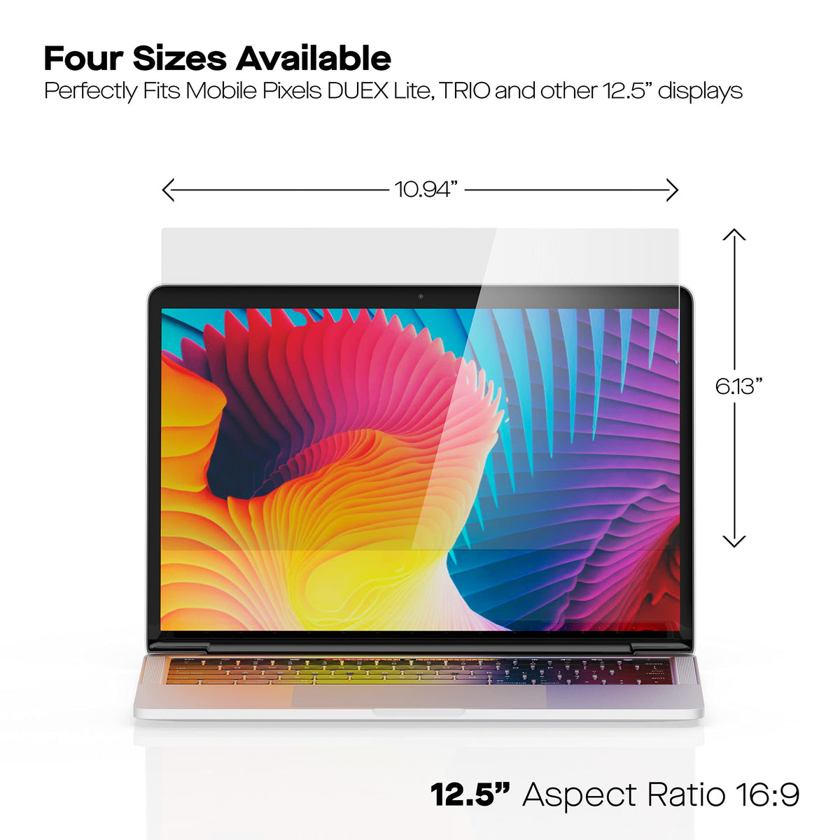 MP Moblie Pixels Laptop Privacy Screen 12.5 inch Filter