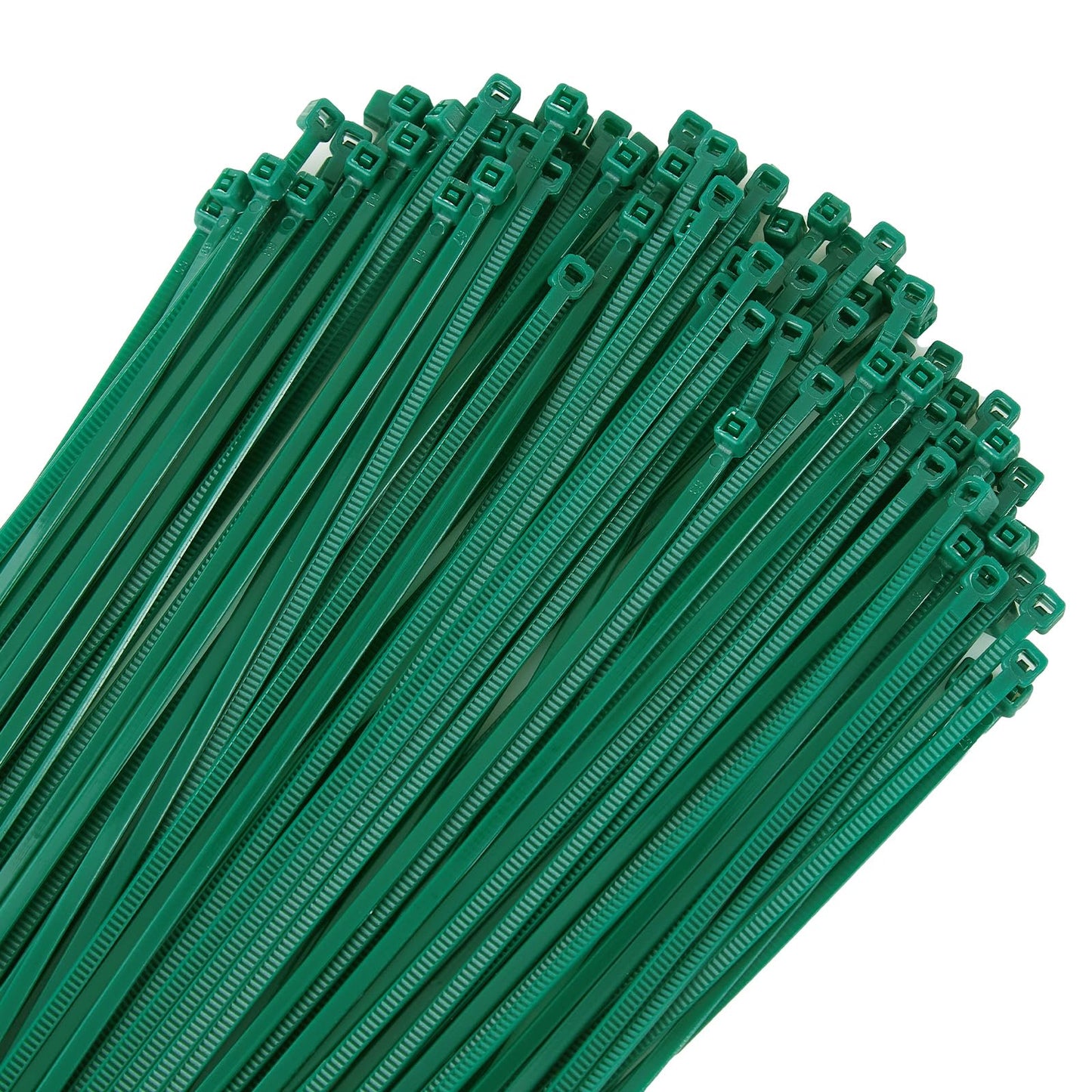 ZZRanYe 6 inch 3mm Dark Green Nylon Garden Cable Zip Ties Self Locking Cable Ties Twist Ties, Multi-Purpose Cable Tie (100 Pcs)