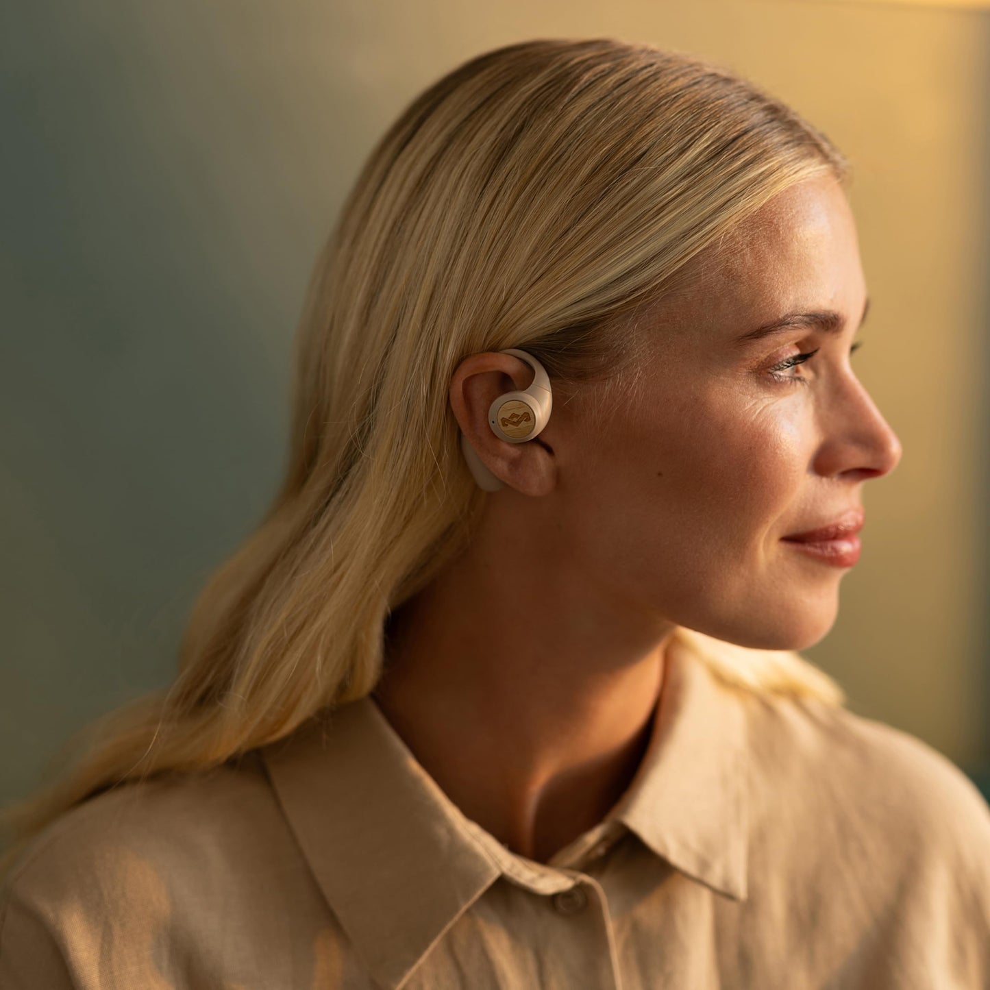 House of Marley Liberate Open-Ear True Wireless Earbuds, 20 Hrs Total Playtime, Quick Charge, Built-in Microphones, 12mm Drivers, Sustainable…