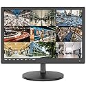ZOSHING 17inch Security Monitor,Wall-Mounted Monitors Supports USB/Full Format Video Playback,CCTV Monitors with AV/HDMI Input/VGA/Headphone