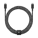 Native Union Belt Cable XL Type-C 100W- USB-C to USB-C 10ft / 3m Ultra-Strong Charging Cable with Cable Strap - Compatible with iPhone Air, iPhone 17