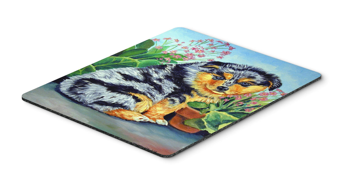 Caroline's Treasures 7045MP Australian Shepherd Puppy Mouse Pad, Hot Pad or Trivet for Home Office Gaming Working Computers Laptop Mouse Mat,Washable