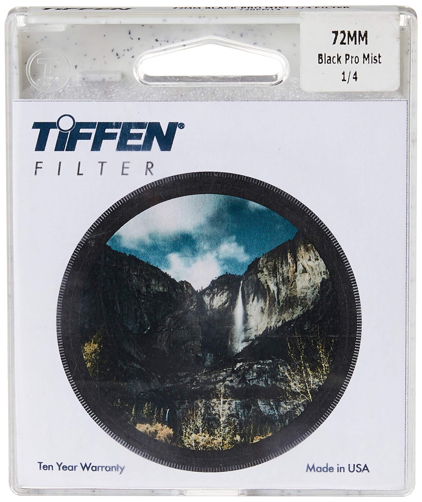 Tiffen 72mm Black Pro-Mist 1/4 Filter|Black Pro-Mist Filter|Ultra Slim|Cinematic Effect Camera for Portrait Photography/Video/Vlog