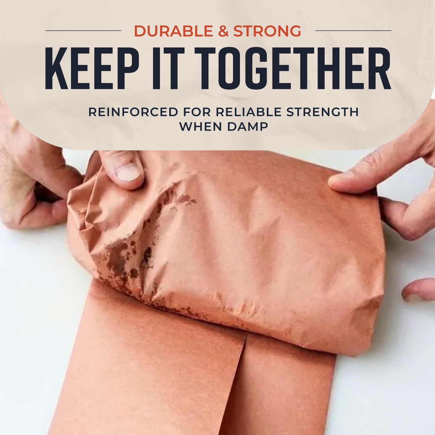 Pink Butcher Paper Roll 18"x175' Food-Grade Peach Paper for BBQ, Smoking & Grilling Meat, USA Made, Unbleached, Uncoated & Unwaxed