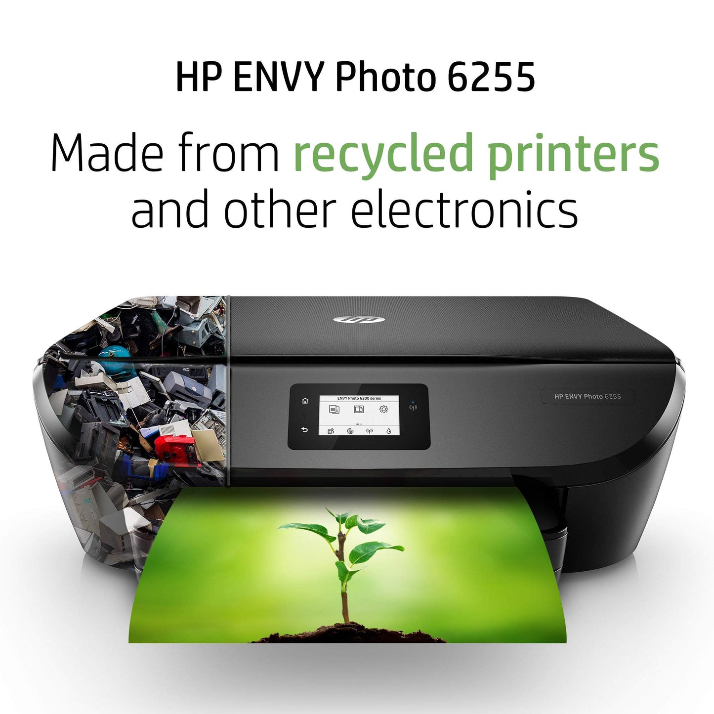 HP Envy Photo 6255 All in One Photo Printer with Wireless Printing, Instant Ink Ready (K7G18A) (Renewed)
