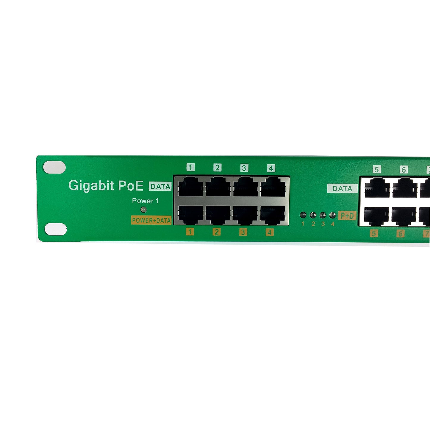 PoE Texas AT-16 | Gigabit 16 Port 802.3at On-Demand Power Over Ethernet Injector for PoE Cameras, IP Phones, WiFi Access Points (Power Supplies Sold