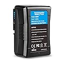 KUNLUN 140Wh 10000mAh V Mount Battery Compatible for Sony Video Digital Camcorders Broadcast LED Light ARRI Cameras Replacement Brick for DSLR V-Lock
