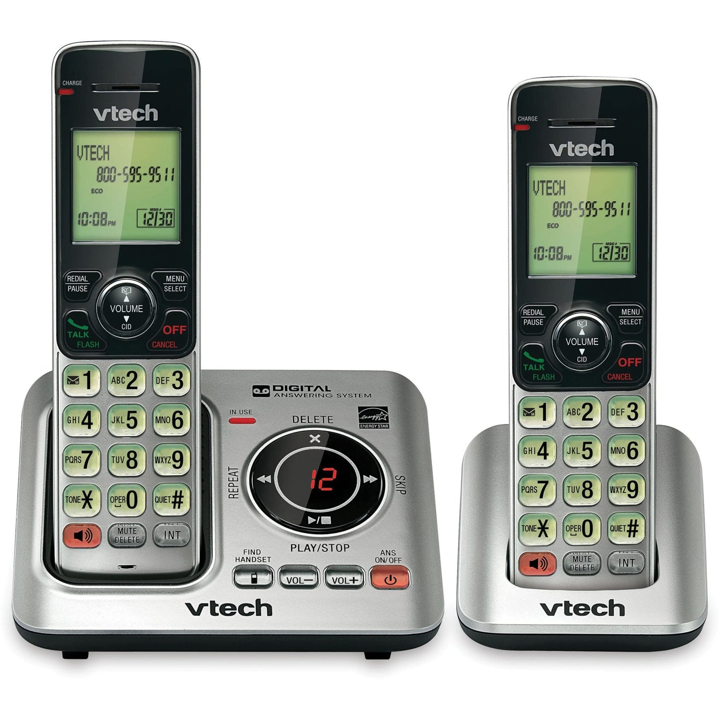 VTech VTCS6629-2 DECT 6.0 Expandable Speakerphone with Caller ID (2-Handset System)