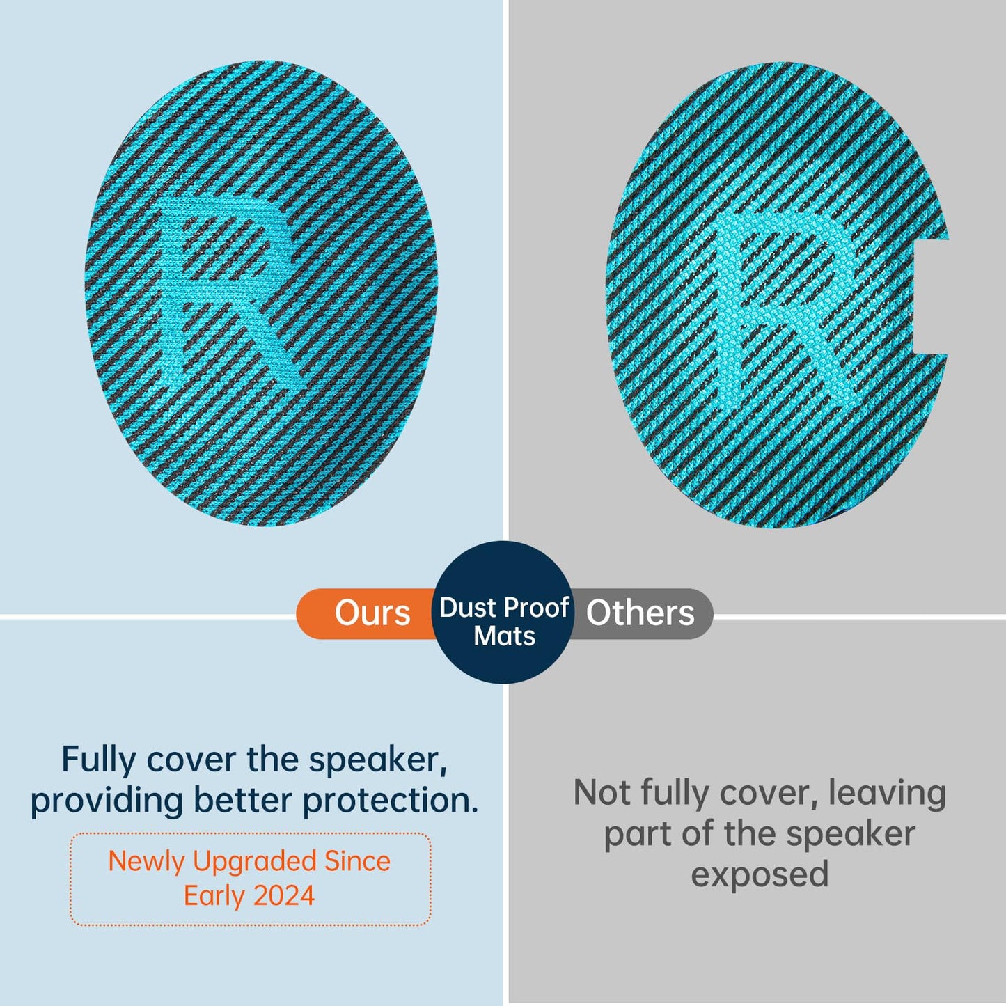 Aurivor Replacement Ear Pads for Bose QuietComfort QC 35 (ii) 25 15 2 Headphones, Tear-Proof Earpads Cushion for QC35 (ii) QC25 QC15 QC2
