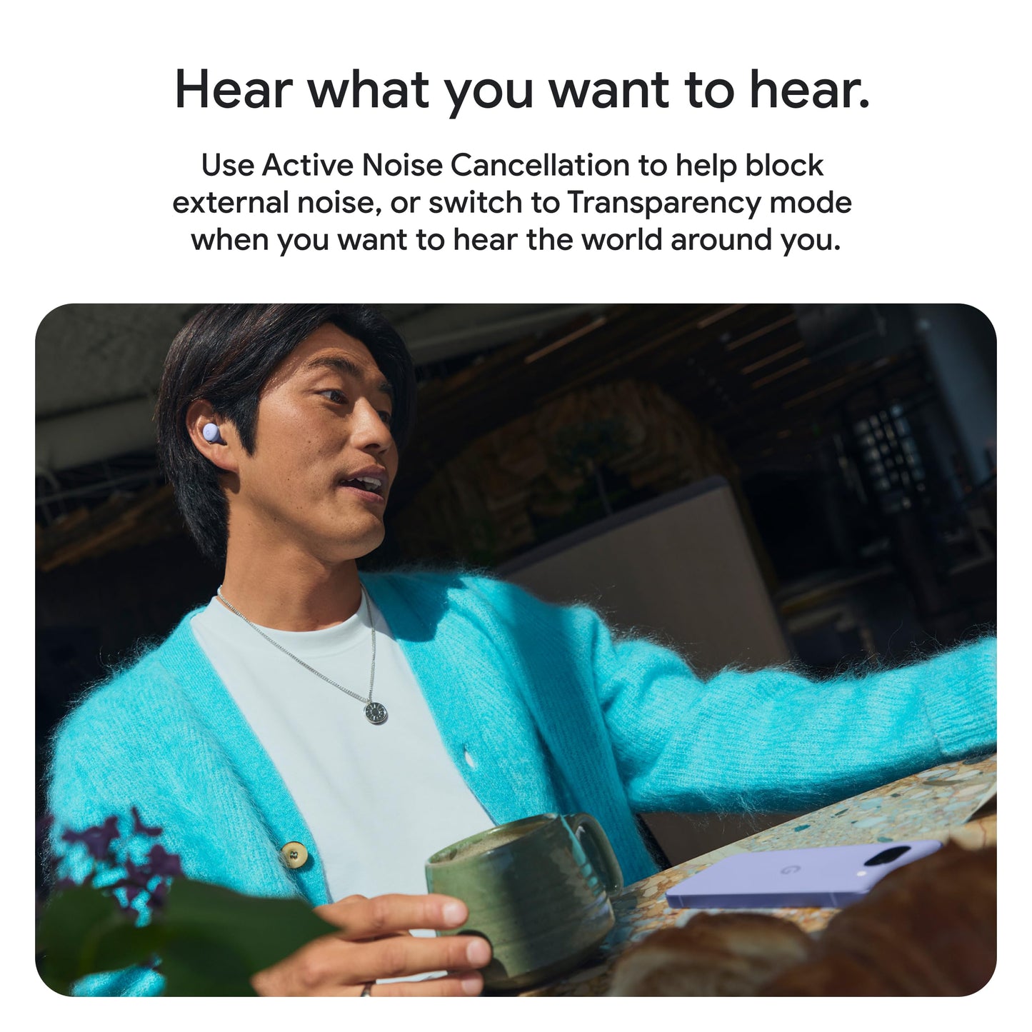Google Pixel Buds 2a - Wireless Bluetooth Earbuds with Active Noise Cancellation and Transparency Mode - Lightweight, Comfortable Fit - 20-Hour…