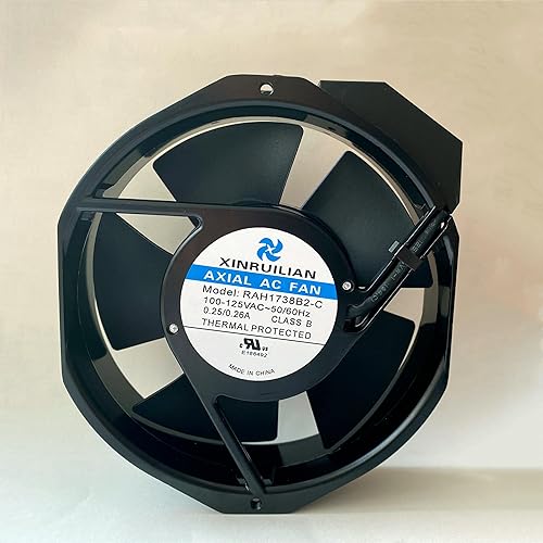 Javosaw RAH1738B2-C 17CM Cabinet Cooling Fan, 100-125VAC, 6.77 Inches, Compatible with Desktop & Graphic Cards