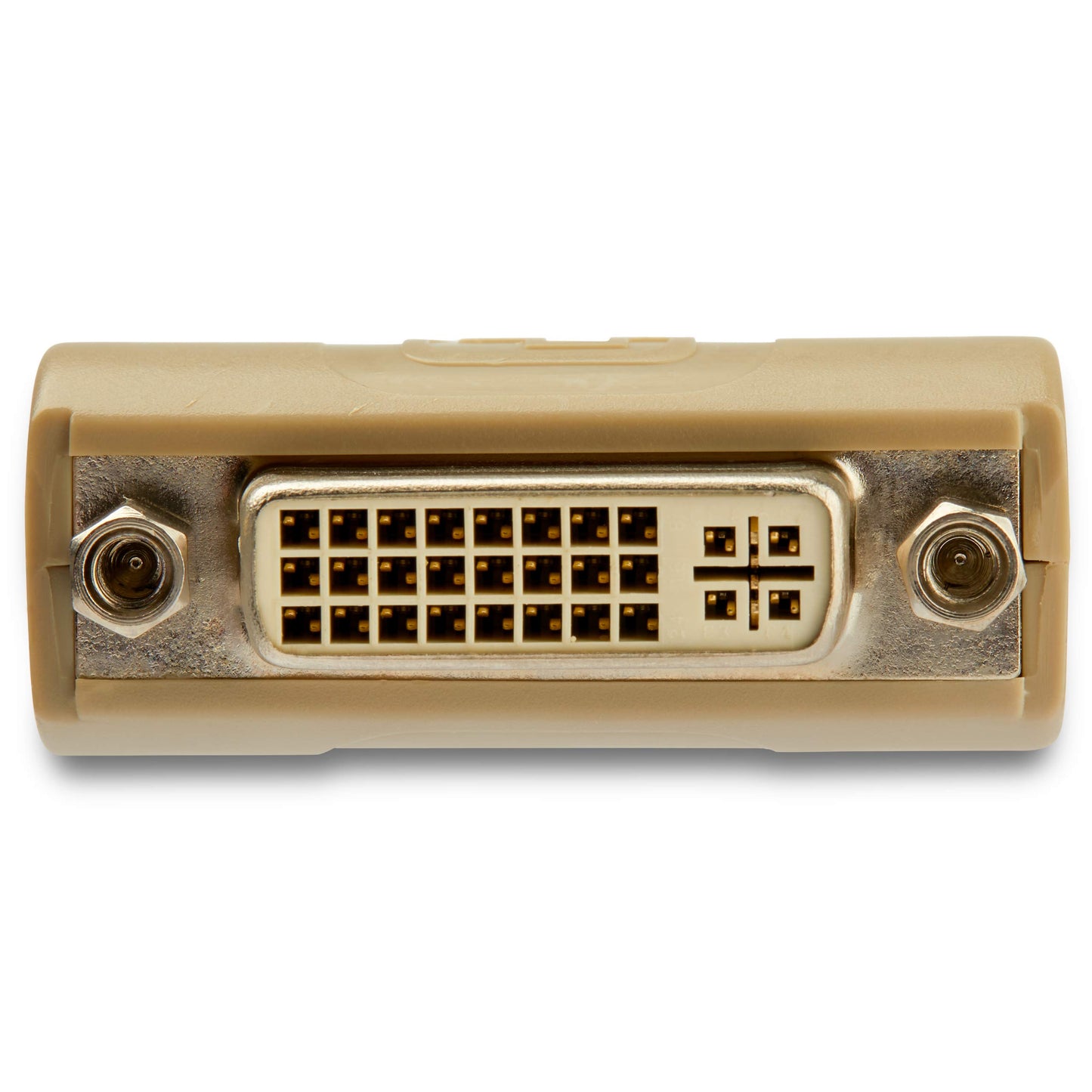 StarTech.com DVI-I Coupler / Gender Changer - F/F - DVI gender changer - DVI-I (F) to DVI-I (F) - GCDVIIFF,Beige