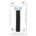LOVEHANDLE Tablet/XL Grip for Most Tablets and Large Smartphones, Black Elastic Strap Finger Grip with White Base, LHT-01-White