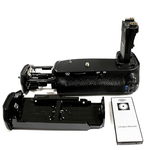 Wasabi Power Battery Grip for Canon EOS 70D, 80D, 90D (with Remote)