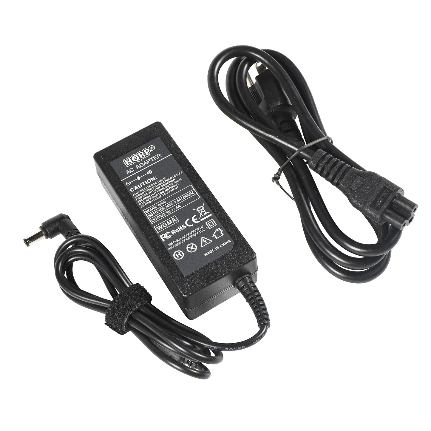 HQRP AC Adapter Compatible with ION Road Rocker Compact Portable Speaker System Power Supply Cord Adaptor + Euro Plug Adapter