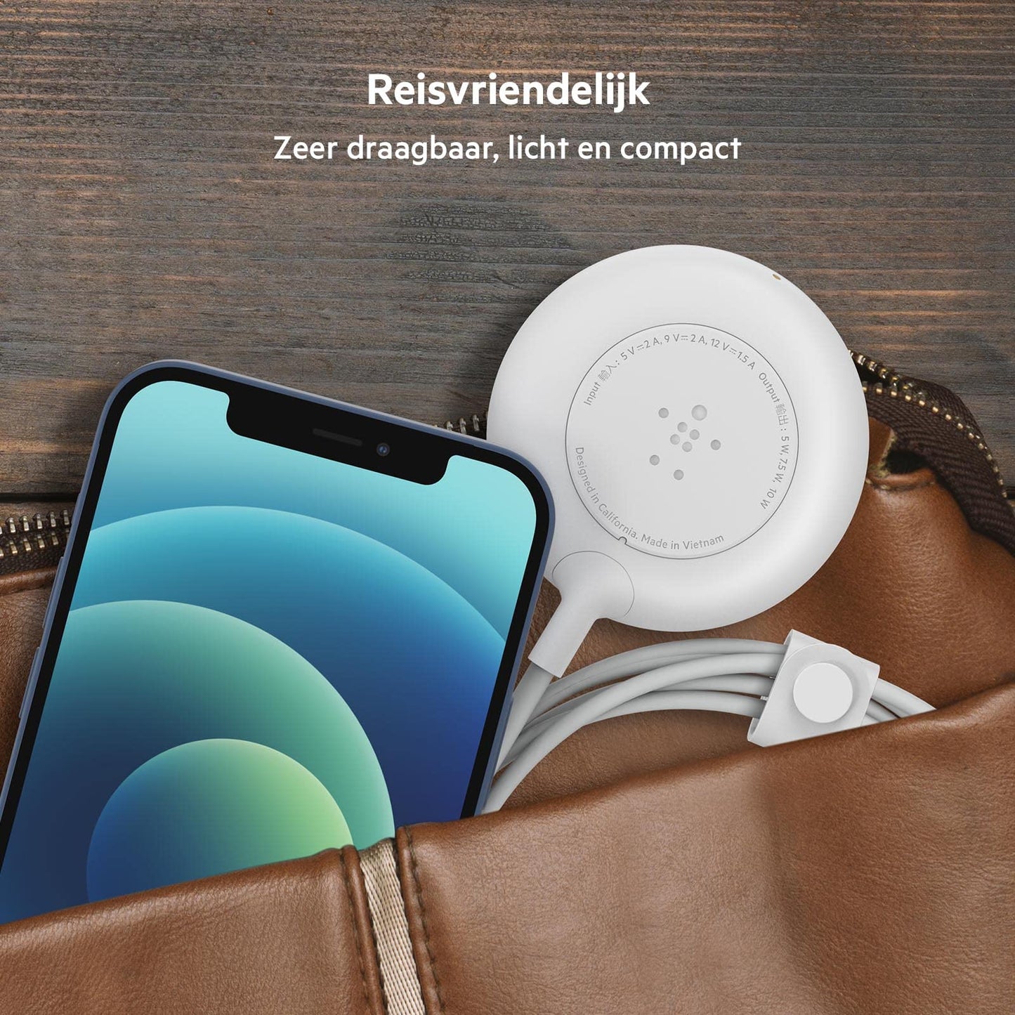Belkin Magnetic Wireless Charger (Power Supply Not Included) Compatible with MagSafe with 2M (6ft) Extra-Long Cable Qi Charging Pad for iPhone 12, 12