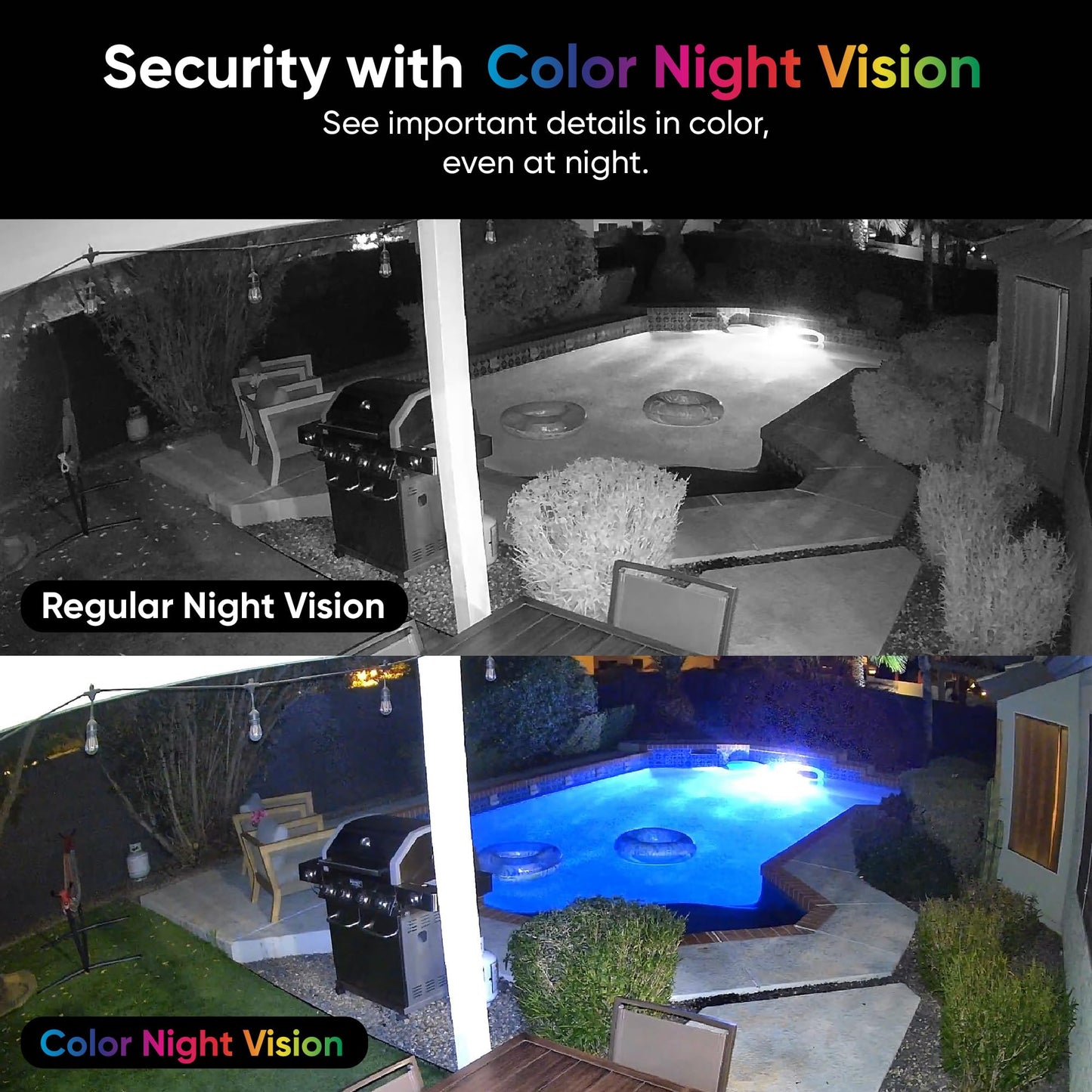WYZE Cam v4, 2.5K QHD WiFi Indoor/Outdoor Smart Home Security Camera, Pet/Baby Monitor, Motion Activated Spotlight/Siren, Color Night Vision, 2-Way
