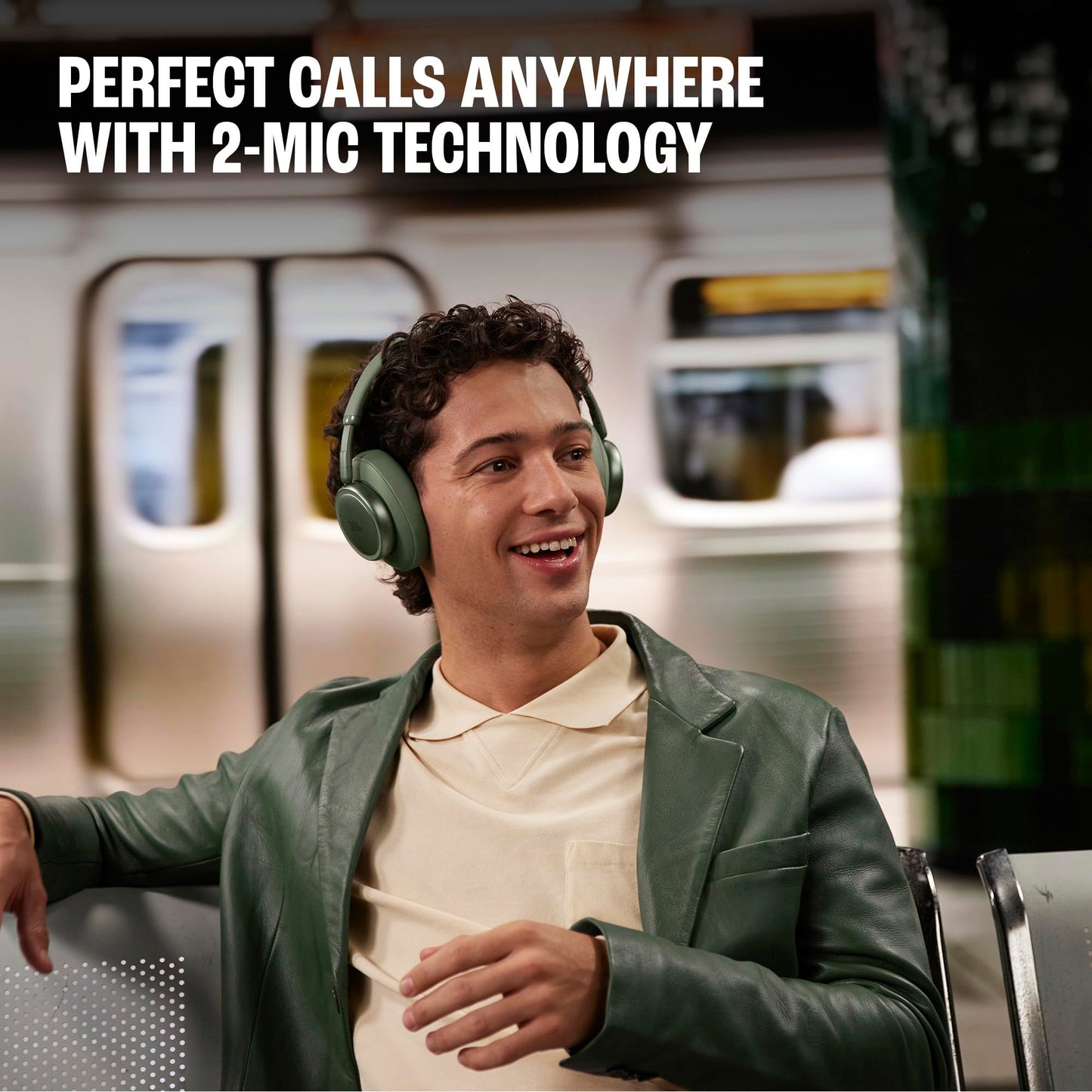 JBL Live 780NC - Noise Cancelling Headphones - Green