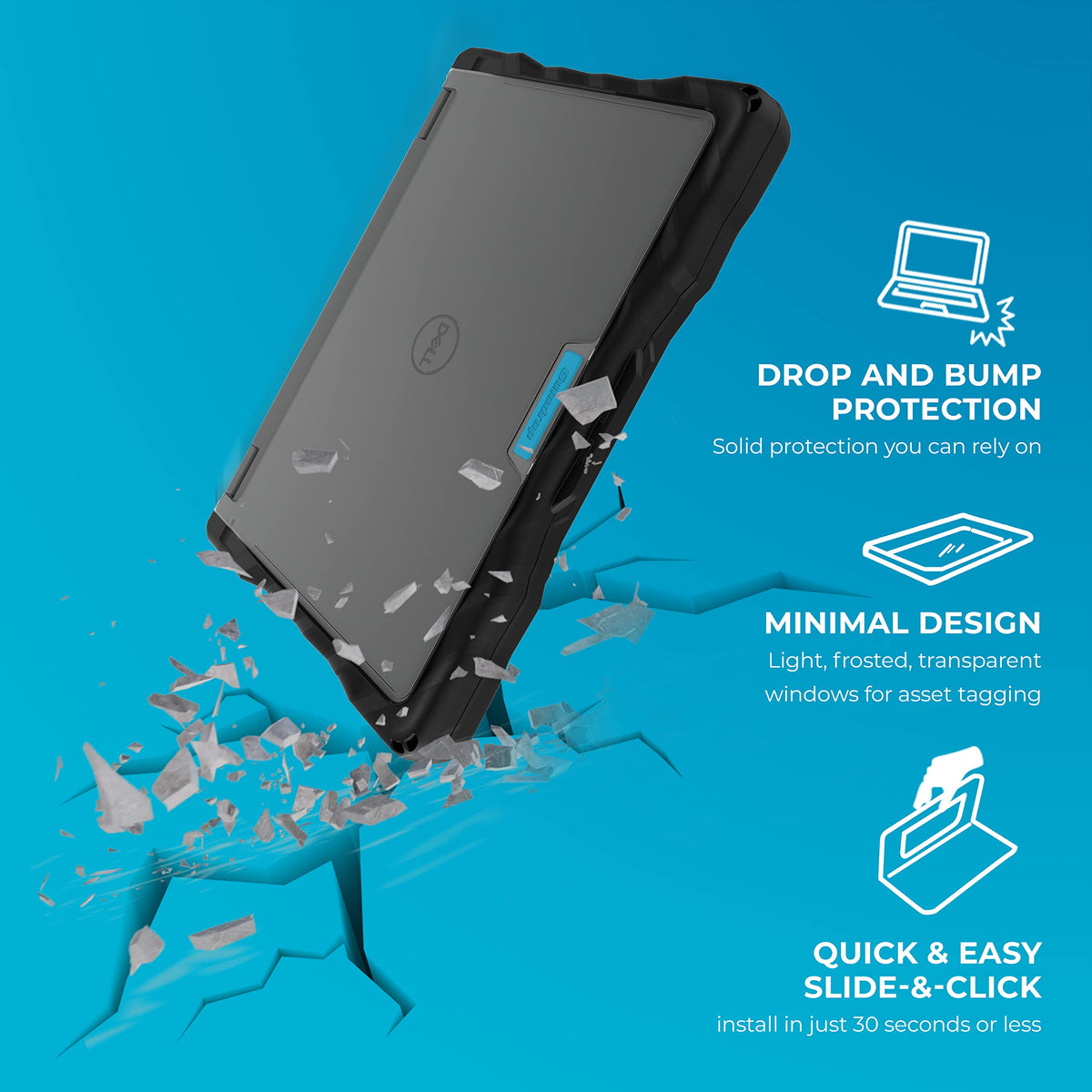 Gumdrop DropTech Case for Dell Latitude 3120/3140 (2-in-1)