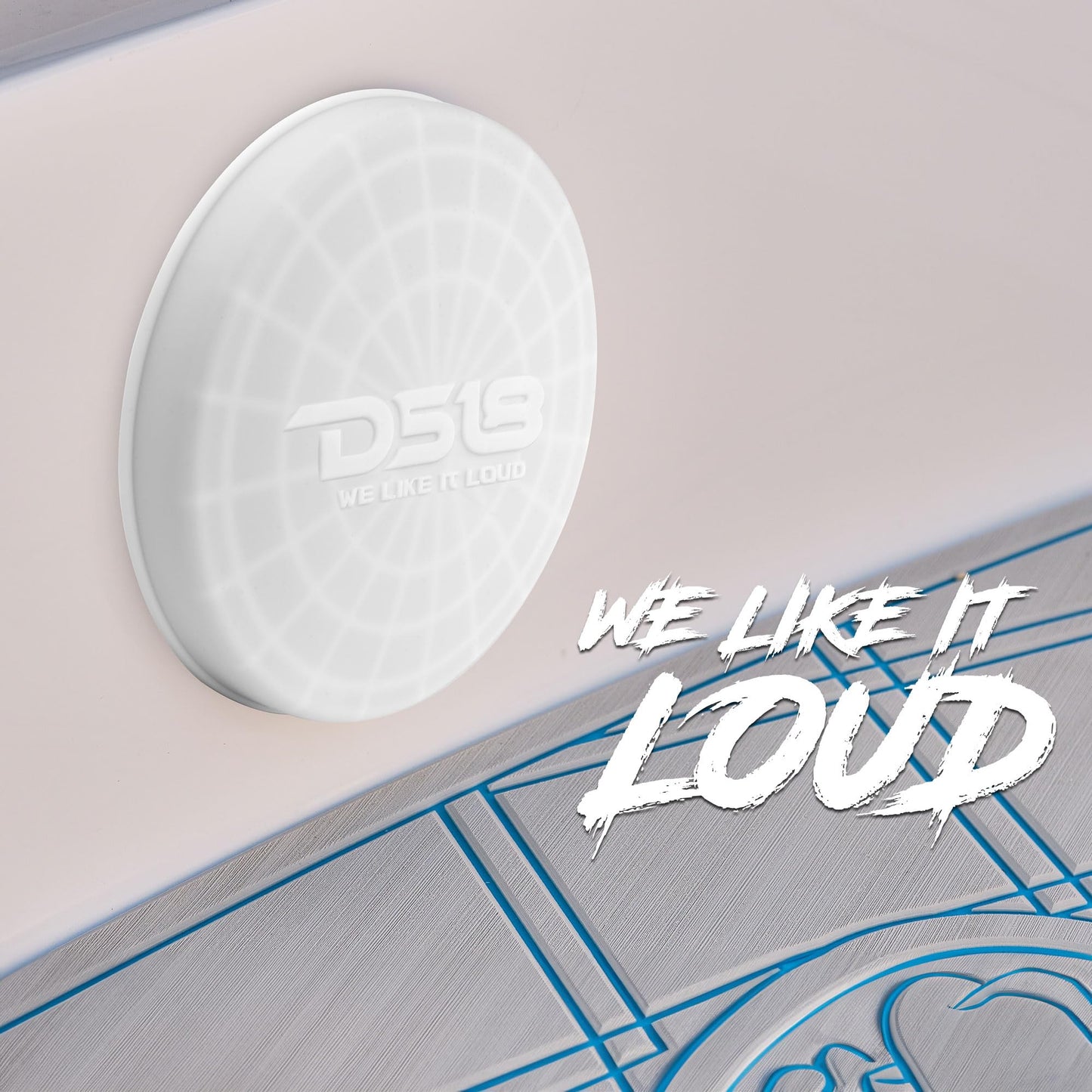 DS18 Hydro CS-6/BK 6.5" Silicone Marine Speaker Cover - Water, Dust and UV Rays Protection - Compatible with Tower Speakers - Great Durability