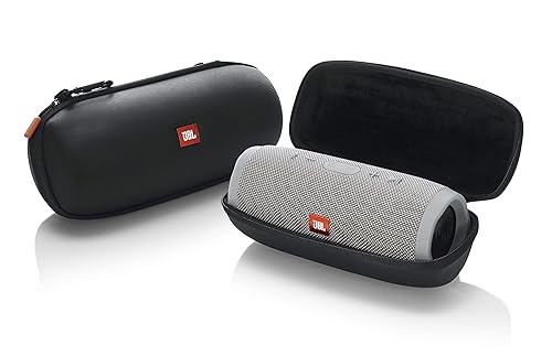 JBL Lifestyle Carry Case for Charge 3 Bluetooth Portable Speaker; Rugged EVA Shell with Weather Resistant Zippered Seal and Carabiner Style Clip