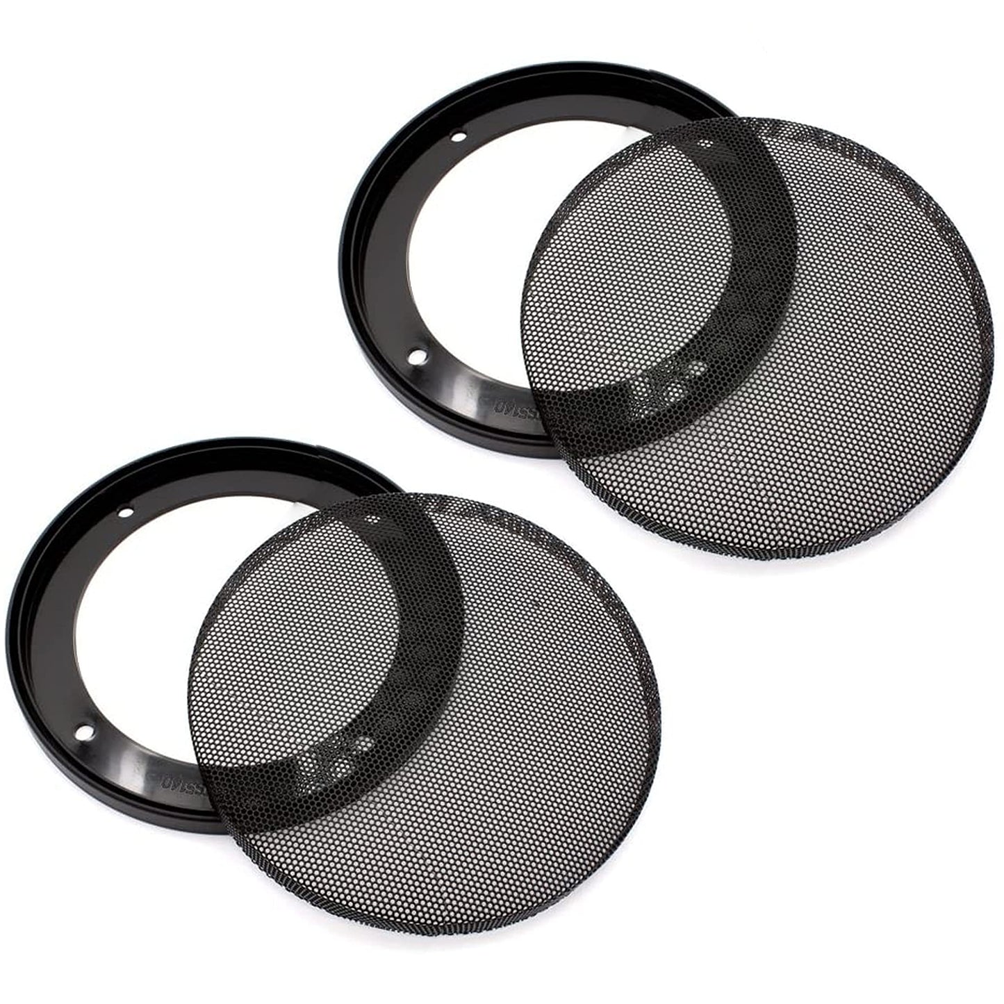 American Accessories 5.25" Universal Steel Mesh Protective Speaker Grills-Pair