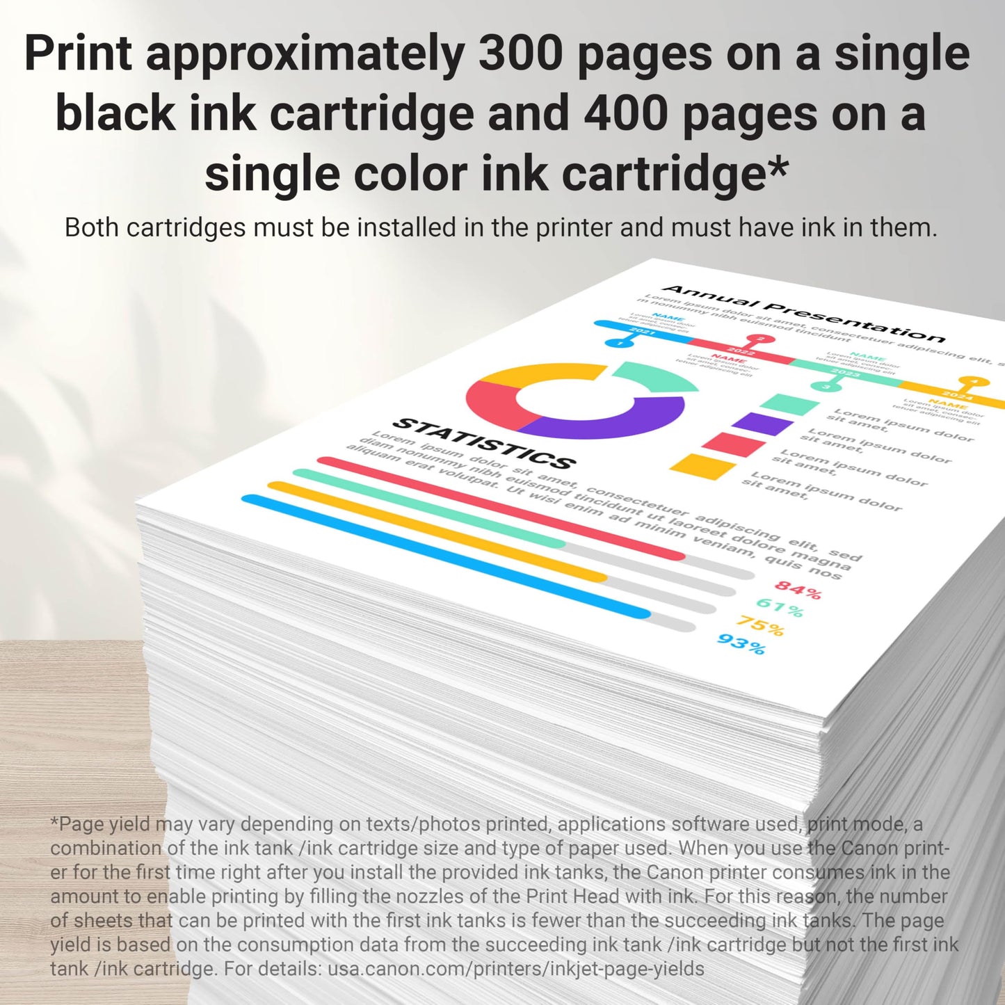 Canon Genuine Ink PG-240 XL / CL-241 XL Value Pack (2 Cartridges), Compatible with MG2120/3120/4120/2220/3220/4220/3520/3620