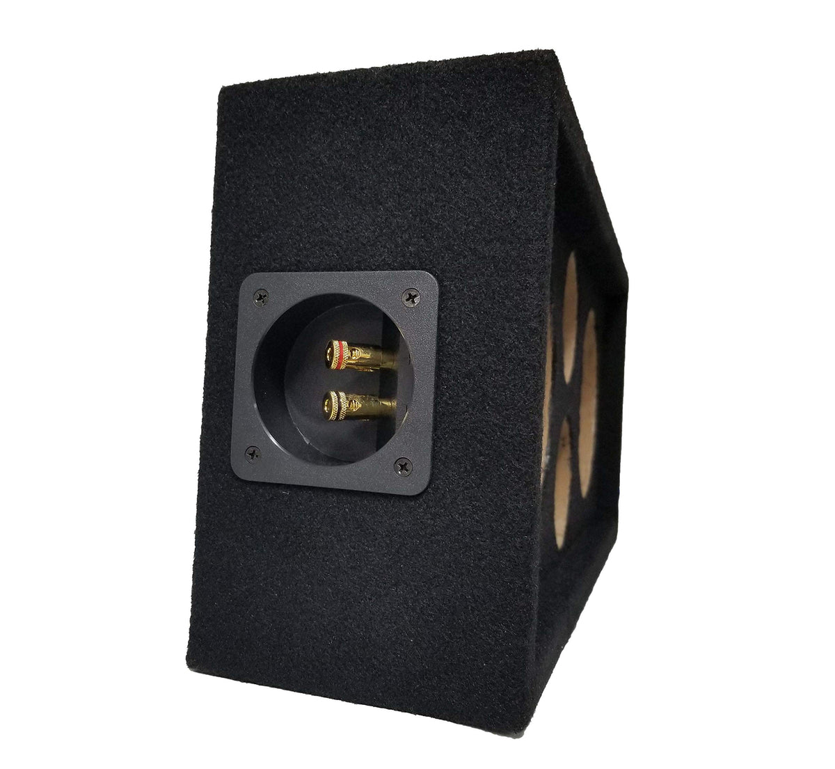 Bass Rockers Chuchero Outdoor Stereo Subwoofer Car Speaker Box - Pod - Enclosure Box Carpeted MDF fits 6" Midrange/Speakers - 1” inch Sub Box