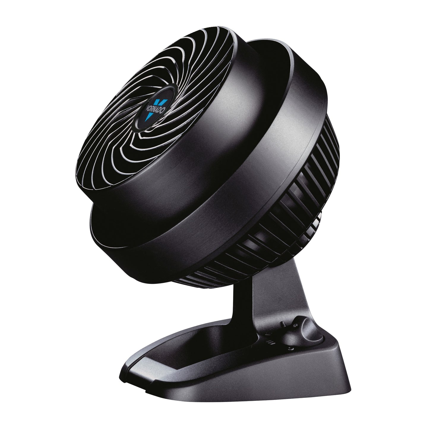 Vornado 530 Compact Air Circulator Fan, 3-Speed Manual Control, Adjustable Tilt, Whole Room Cooling, Black Floor Fan for Bedroom and Office, Vortex