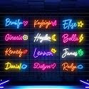 SELICOR Custom Neon Sign Personalized Neon Sign for Wall Décor, Bedroom, Home, Office Decor, Neon Sign Gifts for Girlfriend, Wife, Bride, Groom, Neon